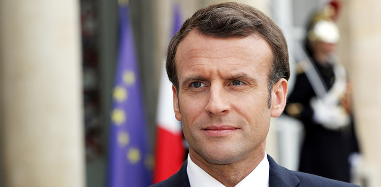 Macron says opposes any displacement, annexation in Gaza, West Bank