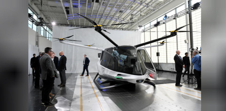 Hydrogen-powered flying vehicle unveiled