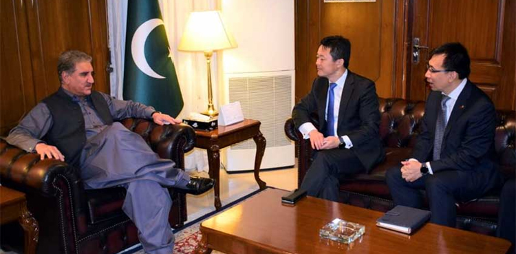 FM Qureshi urges Chinese tech company to explore investment opportunities in Pakistan