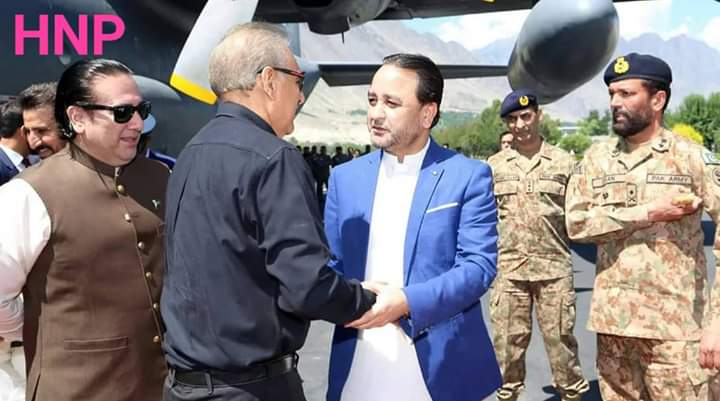 President arrives in Gilgit-Baltistan to attend eco-tourism conference