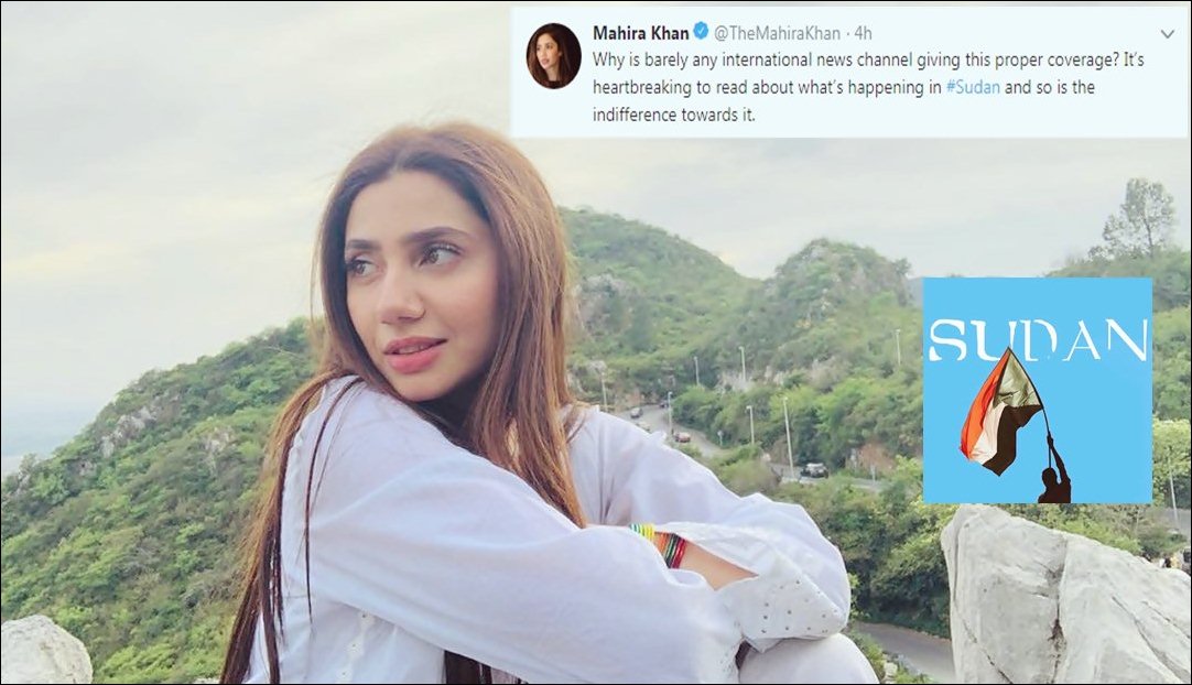 Mahira Khan questions lack of coverage of Sudan 'massacre'