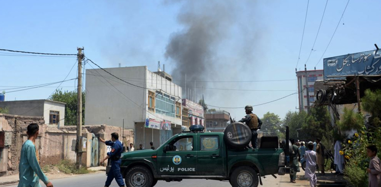 Car bomb blast kills at least 12 in attack on Afghan security compound