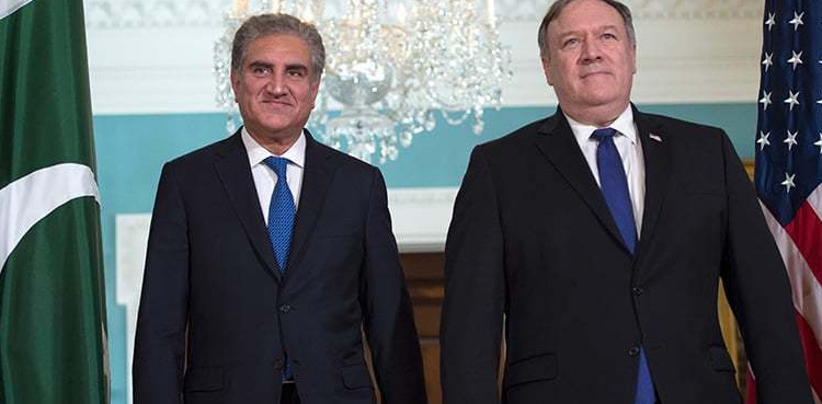 FM Qureshi, Mike Pompeo discuss regional security matters