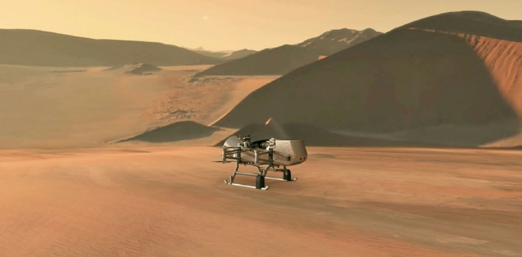 NASA will fly a drone to Titan to search for life