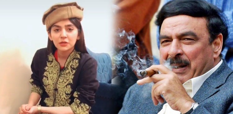 Sanam Baloch does Sheikh Rasheed on Tik Tok