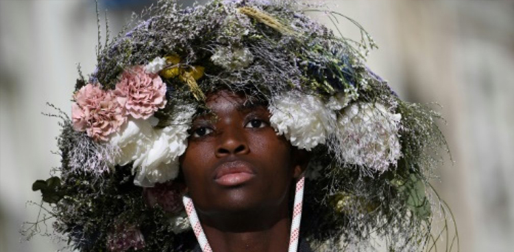 Blooming marvellous! Paris men's fashion goes all flowery