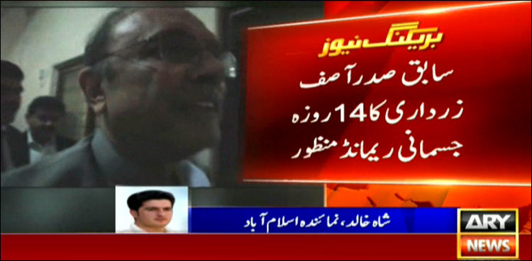 NAB chief approves filing of Park Lane properties reference against Zardari