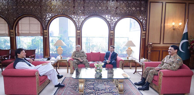 PM Imran, COAS Bajwa discuss security matters