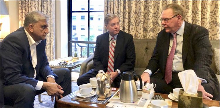 COAS meets Senator Lindsay Graham, General (retd) Jack Keane