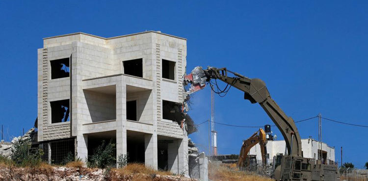 Israel demolishes Palestinian homes in Jerusalem area