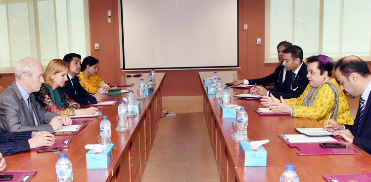 Mazari urges EU to take notice of human rights violations in held Kashmir