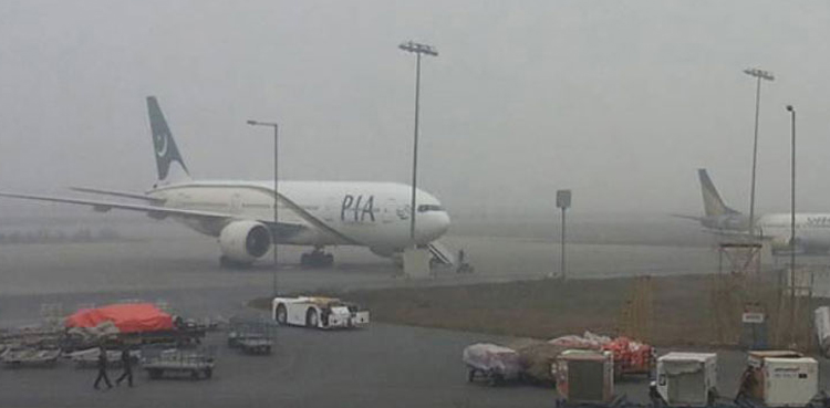 Downpour disrupts flight operations at Islamabad International Airport