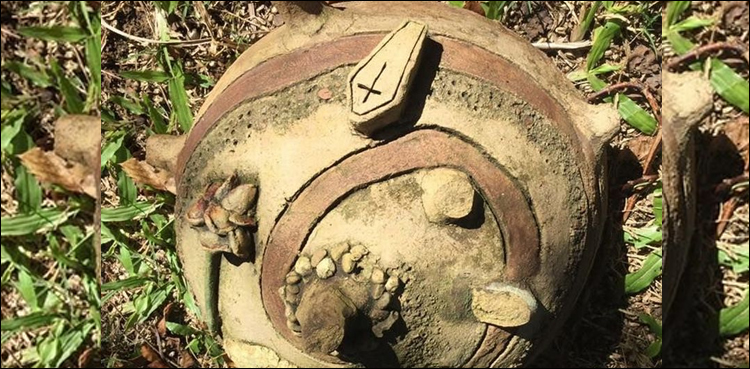 Australian woman finds 'terrifying cursed' object in new home