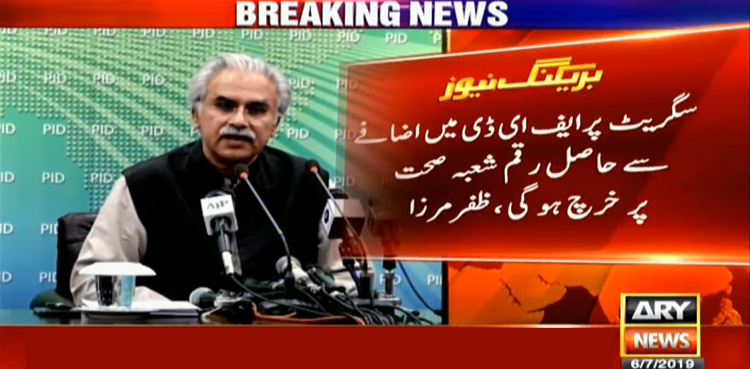 PTI doubled the health budget from the past: Dr Zafar Mirza