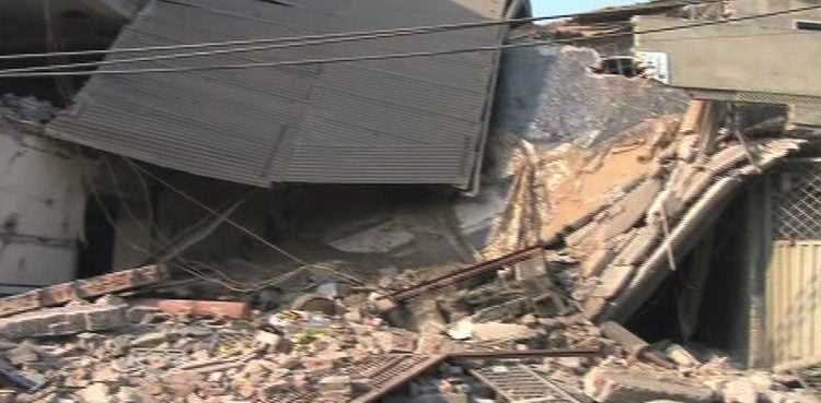 Roof collapse kills seven members of a family in Sheikhupura