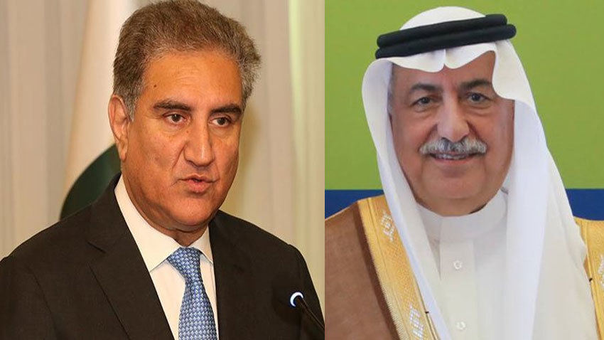 Qureshi phones Saudi counterpart, discusses grave situation in occupied Kashmir