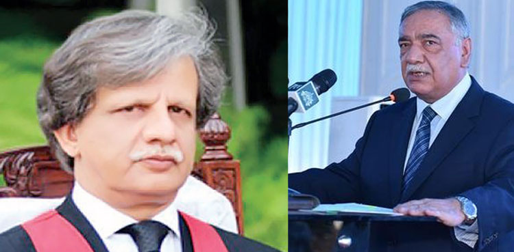 CJP Khosa hails retiring Justice Sheikh Azmat Saeed for his services