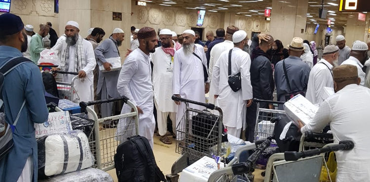 171,000 Pakistani Hujjaj have returned to Pakistan, post hajj