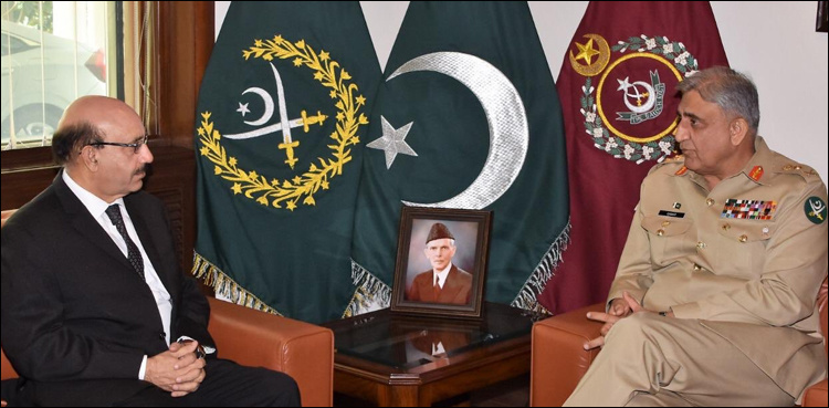 COAS assures AJK president of army's full support on Kashmir issue