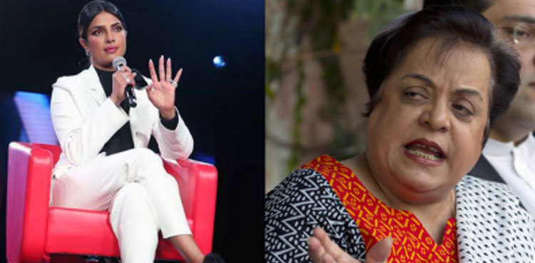 Shireen Mazari writes to UNICEF demanding Priyanka Chopra's removal as ambassador