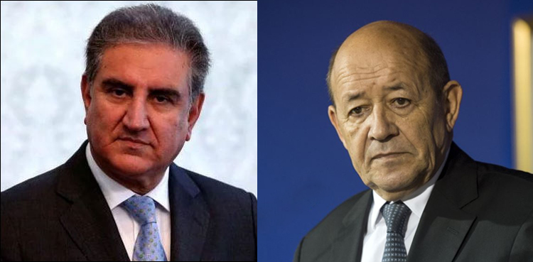 French FM voices concern over Kashmir situation in call with Qureshi