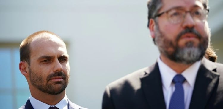 Brazilian minister meets Trump, says on 'same page' over Amazon fires