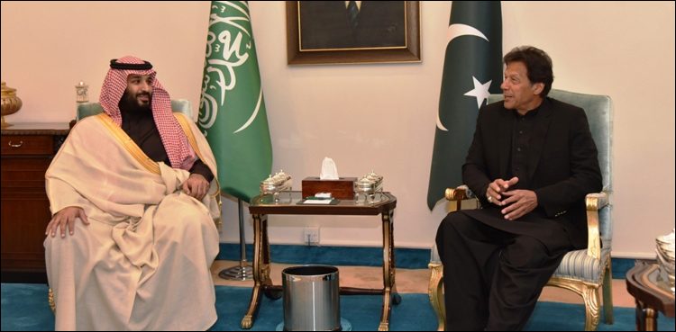 Saudi crown prince telephones PM, discusses Kashmir situation