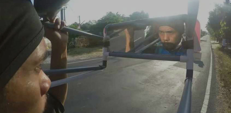 Indonesian walks 700-km backwards to highlight deforestation