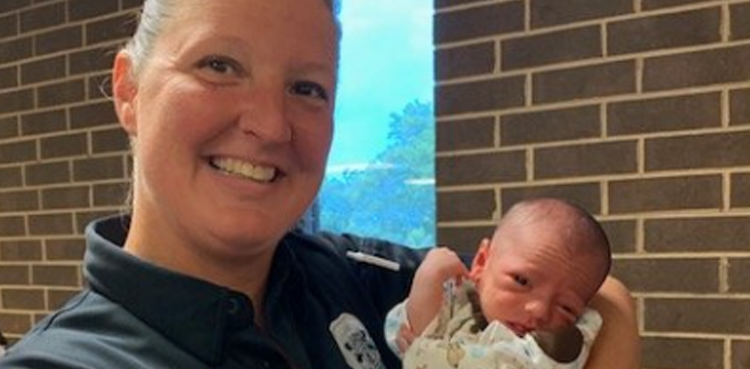 Cop becomes 'hero' after saving infant that stopped breathing