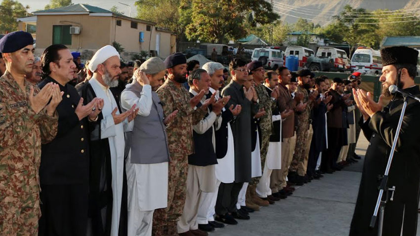 Funeral of Babusar bus incident's victims offered in Gilgit
