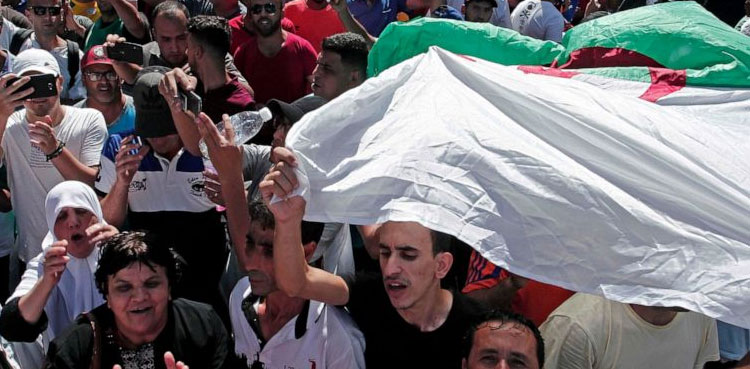 Algerians take to the streets to oppose presidential poll