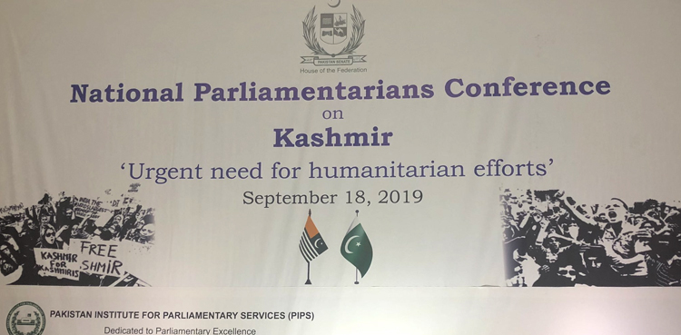 National Parliamentarians Conference on Kashmir underway in Senate