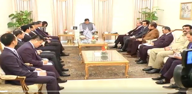 Chinese delegation meets PM Imran Khan