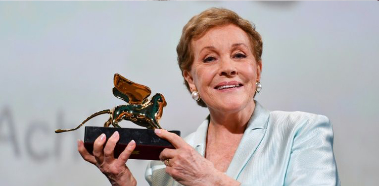'Mary Poppins' actor Julie Andrews lifts Venice lifetime award