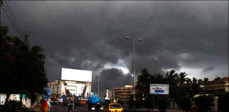 Met Office forecast scattered rainfall in Karachi today
