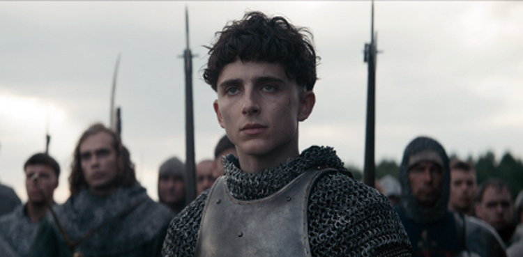 Timothee Chalamet dons armor for medieval coming-of-age tale 'The King'