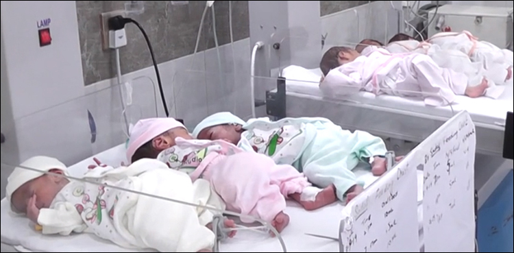 Sargodha woman gives birth to sextuplets after seven years of marriage
