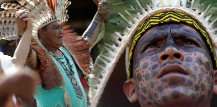 As fires ravage the Amazon, indigenous tribes pray for protection