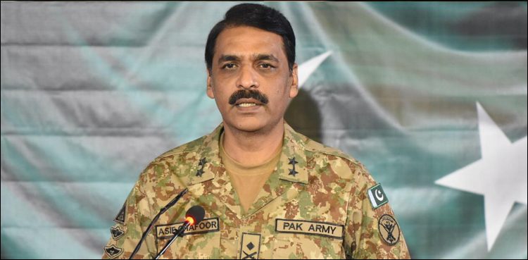 DG ISPR takes jibe at Indian High Commission for not standing with its COAS