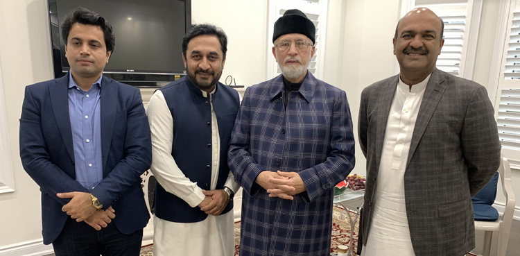 PM's spokesperson Nadeem Afzal Chan meets TuQ in Canada