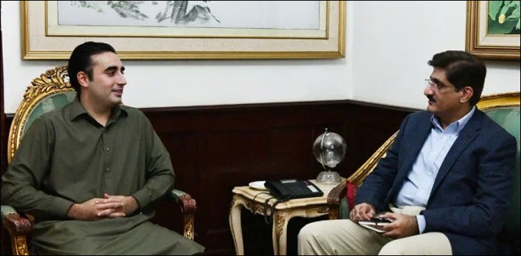 CM Sindh, Bilawal Bhutto Zardari discuss Sindh’s situation