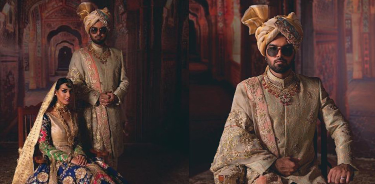 Iqra Aziz, Yasir Hussain channel royal vibes in wedding attire