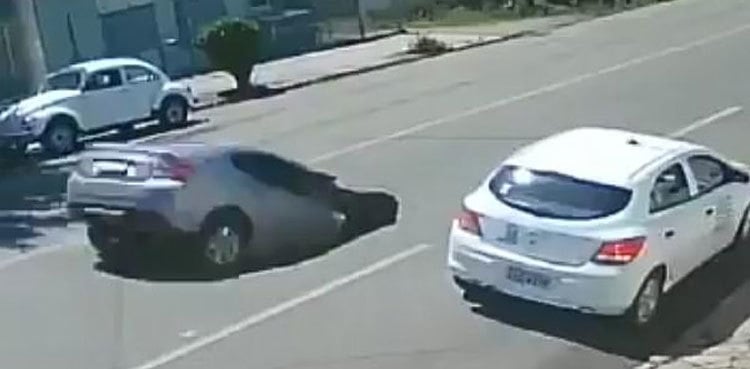 Huge sinkhole swallows car in Brazil, video goes viral