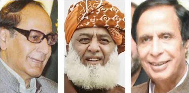 Azadi March: Chaudhry brothers resume talks with Maulana Fazl