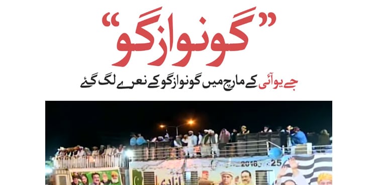 'Go Nawaz Go' slogans chanted in JUI-F's Azadi March