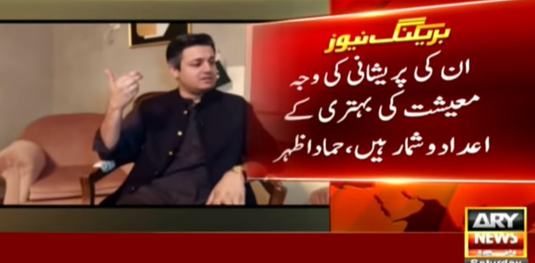 Opposition worries over improvements in national economy: Hammad Azhar