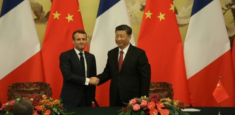 Xi, Macron unite on climate after US withdraws from Paris pact