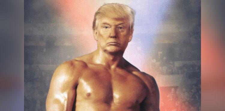 Donald Trump channels boxer Rocky in bizarre tweet