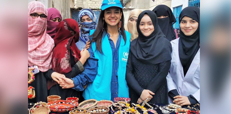 Zara Noor Abbas joins hands with UNHCR to empower refugees