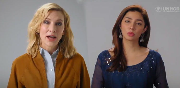 Mahira Khan, Cate Blanchett appear in UNHCR video on refugee rights